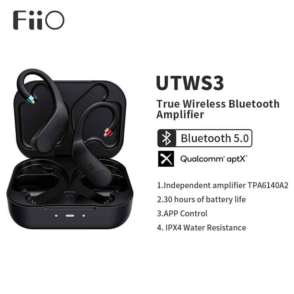 FIIO ワイヤレスアダプター　UTWS3 ブラック　MMCX FIIO ワイヤレスアダプター UTWS3 ブラック MMCX
